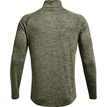 Load image into Gallery viewer, Under Armour Men’s Tech 2.0 ½ Zip Long Sleeve, Marine Od Green (390)/Black Small

