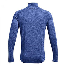 Load image into Gallery viewer, Under Armour Men&#39;s Tech 2.0 1/2 Zip-Up T-Shirt, Tech Blue (432)/Black, X-Small

