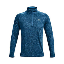 Load image into Gallery viewer, Under Armour Men’s Tech 2.0 ½ Zip Long Sleeve, Cruise Blue (899)/Blue X-Small
