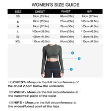 Load image into Gallery viewer, Aoxjox Long Sleeve Crop Tops for Women Vital 1.0 Workout Seamless Crop T Shirt Top (Vital White Grey Marl, Medium)
