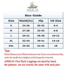 Load image into Gallery viewer, AIMILIA Butt Lifting Anti Cellulite Leggings for Women High Waisted Yoga Pants Workout Tummy Control Sport Tights - Z-dye-gray-black
