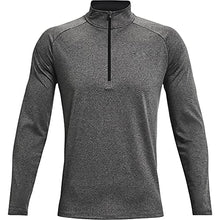Load image into Gallery viewer, Under Armour Men’s Tech 2.0 ½ Zip Long Sleeve, Carbon Heather (090)/Charcoal X-Small
