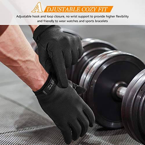 Stealth Sports Weight Lifting Workout Gloves Men - View #5