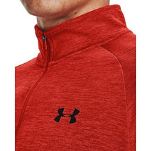 Load image into Gallery viewer, Under Armour Men’s Tech 2.0 ½ Zip Long Sleeve, Radiant Red (839)/Black Small
