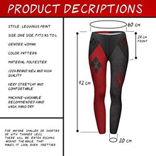 Load image into Gallery viewer, Cosplay Seamless Workout Leggings - Women’s Vintage Old Style Yoga Leggings, Tummy Control Running Pants (Harley, One Size)
