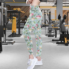 Load image into Gallery viewer, visesunny Watercolor Easter Bunny Egg High Waist Yoga Pants with Pockets Buttery Soft Tummy Control Running Workout Pants 4 Way Stretch Pocket Leggings
