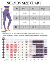 Load image into Gallery viewer, NORMOV Butt Lifting Workout Leggings for Women,Seamless High Waist Gym Yoga Pants Purple
