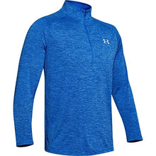 Load image into Gallery viewer, Under Armour Men’s Tech 2.0 ½ Zip Long Sleeve, Versa Blue (486)/Mod Gray Small
