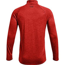 Load image into Gallery viewer, Under Armour Men’s Tech 2.0 ½ Zip Long Sleeve, Radiant Red (839)/Black Small
