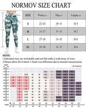 Load image into Gallery viewer, NORMOV Butt Lifting Workout Leggings for Women,Seamless High Waist Gym Yoga Pants Dye Green
