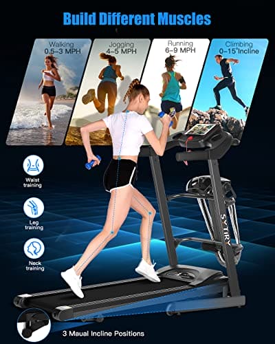 SYTIRY Treadmill with 10