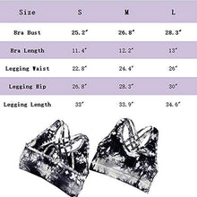 Load image into Gallery viewer, YuMENo Women&#39;s Tie Dye Workout Sets 2 Pieces Seamless High Waist Yoga Leggings with Sports Bra Gym Outfit Clothes Blue
