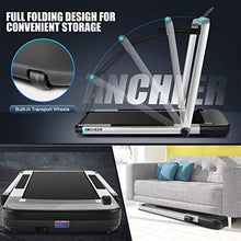 Load image into Gallery viewer, ANCHEER Treadmill,Folding Treadmill for Home Workout,Electric Walking Under Desk Treadmill with APP Control,Portable Exercise Walking Jogging Running Machine
