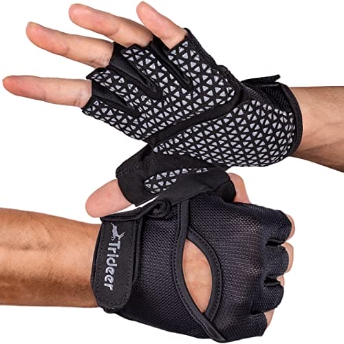 Trideer Workout Gloves for Men and Women, Lightweight Weight Lifting Gym Gloves for Cycling, Exercise, Weightlifting, Fitness, Training, Climbing, and Rowing, Full Palm Protection and Breathable