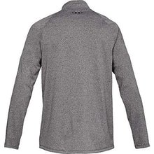 Load image into Gallery viewer, Under Armour Men’s Tech 2.0 ½ Zip Long Sleeve, Jet Gray Light Heather (010)/Black Small
