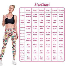 Load image into Gallery viewer, visesunny High Waist Yoga Pants with Pockets British Flag Heart Mustache Soft Tummy Control Workout Leggings
