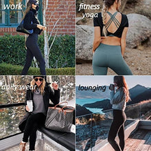Load image into Gallery viewer, 4 Pack Leggings for Women Butt Lift - High Waisted Tummy Control Soft Pants 4 Way Stretch Tights for Yoga Workout
