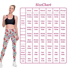 Load image into Gallery viewer, visesunny High Waist Yoga Pants with Pockets Cute Ladybug Polka Dot Buttery Soft Tummy Control Running Workout Pants 4 Way Stretch Pocket Leggings
