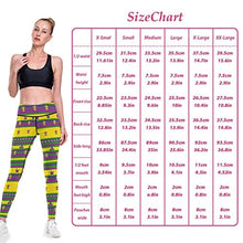 Load image into Gallery viewer, visesunny High Waist Yoga Pants with Pockets Mardi Gras Striped Tummy Control Workout Running Yoga Leggings for Women
