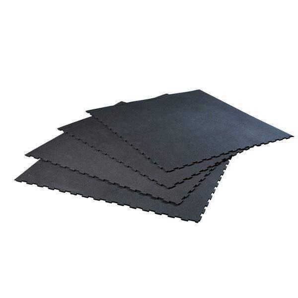 8' x 8' RecLok 4-Piece Interlocking Tile Mat, 9mm Thick - The Home Fitness Corp