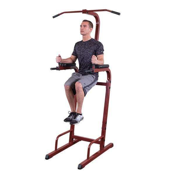 Best Fitness Vertical Knee Raise Power Tower Abdominal Back Trainer - The Home Fitness Corp