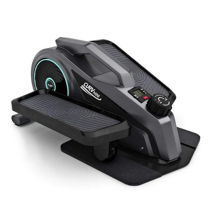 Bluefin Fitness Curv Mini | Seated Under Desk Elliptical Trainer | Pedal Exerciser Machine | Adjustable Resistance | Quiet Flywheel Motor | LCD Screen | Bluetooth | FitShow App Compatible - The Home Fitness Corp