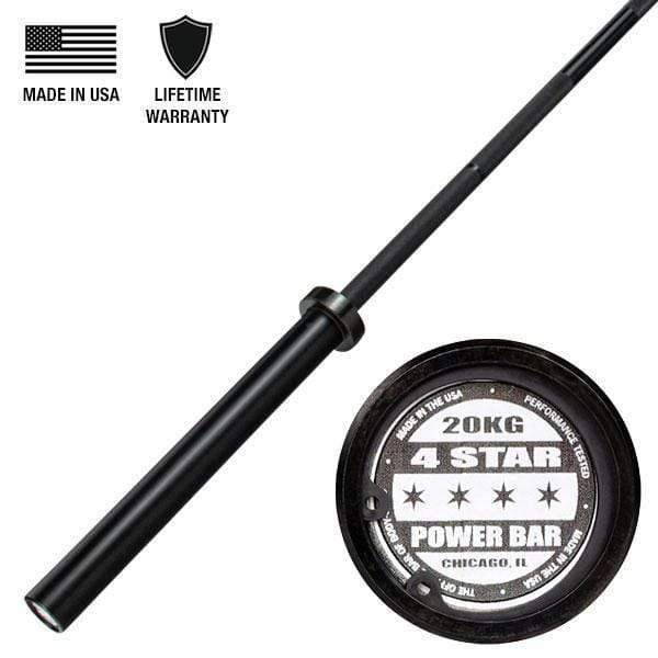 Body-Solid 4 Star Olympic Bar, Unconditional Warranty Super Strong Training Equipment - The Home Fitness Corp