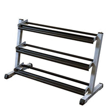 Load image into Gallery viewer, Body-Solid 48&quot; 3-Tier Dumbbell Rack Storage Rack - The Home Fitness Corp

