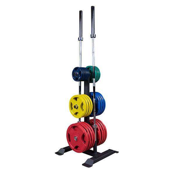 Body-Solid GWT56 Olympic Weight Plate Tree Storage Rack Storage Rack - The Home Fitness Corp