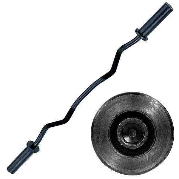 Body-Solid Olympic Curl Bar Weight Lifting Core Training - The Home Fitness Corp