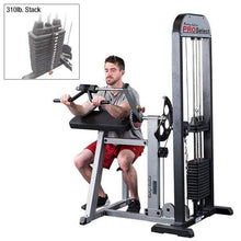 Load image into Gallery viewer, Body-Solid Pro Select Bicep Tricep Machine 310lb. Stack Muscle Trainer - The Home Fitness Corp
