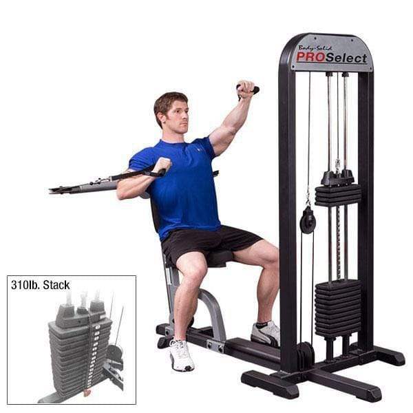 Body-Solid Pro Select Multi Press Machine 310lb. Stack Chest Press Trainer - The Home Fitness Corp