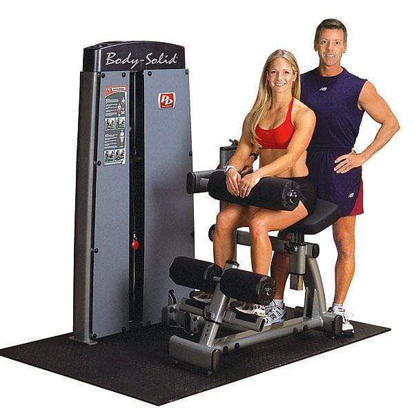 Body-Solid ProDual Ab Back Machine with 210lb. Stack Abdominal Back Trainer - The Home Fitness Corp