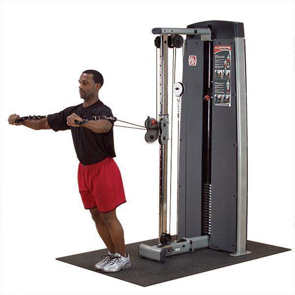 Body-Solid ProDual Cable Column Machine with 210lb. Stack Cable Trainer Machine - The Home Fitness Corp