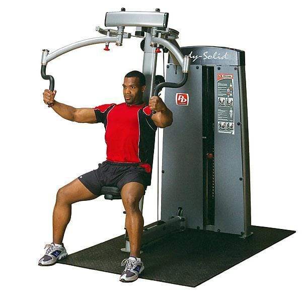 Body-Solid ProDual Pec Rear Delt Machine with 210lb. Stack Chest Press Trainer - The Home Fitness Corp