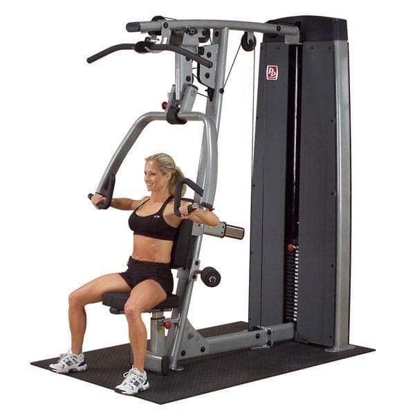 Body-Solid ProDual Press Arm Lat Machine with 210lb. Stack Chest Press Trainer - The Home Fitness Corp