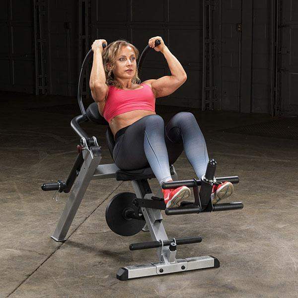 Body-Solid Semi-Recumbent Ab Bench Abdominal Trainer - The Home Fitness Corp