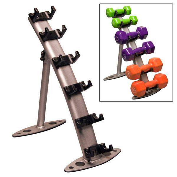Body-Solid Small Vinyl Dumbbell Rack Storage Rack - The Home Fitness Corp