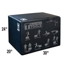 Load image into Gallery viewer, Body-Solid Tools 3-Way Soft Plyo Box 20in, 24in, 30in Cross Fit Training - The Home Fitness Corp
