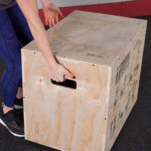 Load image into Gallery viewer, Body-Solid Tools 3-Way Wood Plyo Box 20in, 24in, 30in Cross Fit Training - The Home Fitness Corp
