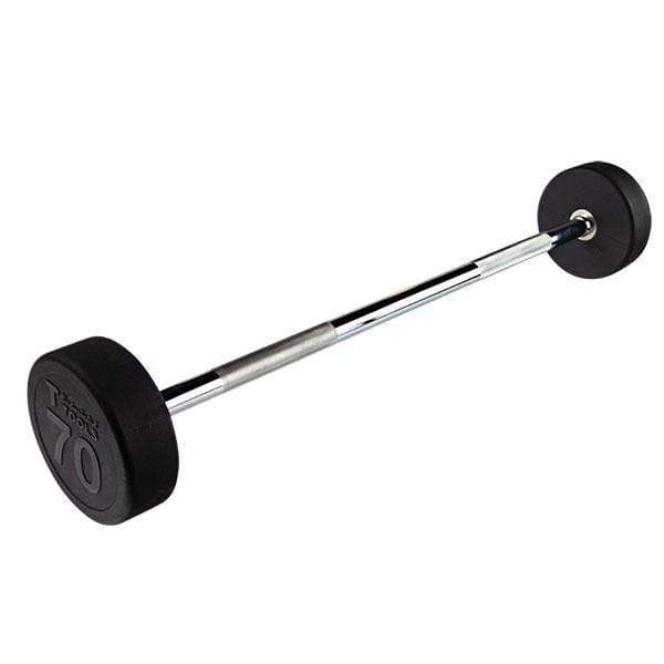 Body-Solid Tools Fixed Weight Straight Barbells for Quick Workouts - The Home Fitness Corp