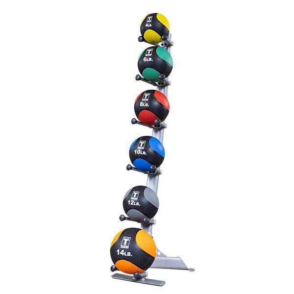 Body-Solid Vertical Medicine Ball Stand Storage Rack - The Home Fitness Corp