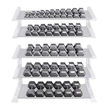 Load image into Gallery viewer, Cast Iron Hex Dumbbell Sets Weight from 5 to 100 Solid Steel - The Home Fitness Corp
