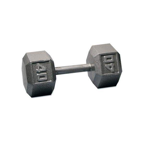Cast Iron Hex Dumbbells Sizes from 1-100 Pounds Weight Set Solid