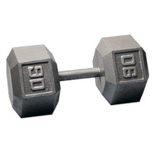 Load image into Gallery viewer, Cast Iron Hex Dumbbells Sizes from 1-100 Pounds Weight Set Solid Steel - The Home Fitness Corp
