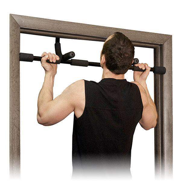 Easy Mount Door Frame Pull Up Bar Forearm Back Shoulder Training - The Home Fitness Corp