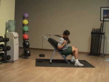 Load and play video in Gallery viewer, Powerline Plate Load Ab Crunch Bench Abdominal Trainer
