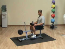 Load and play video in Gallery viewer, Powerline Seated Calf Raise Leg Machine Training

