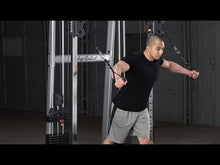 Load and play video in Gallery viewer, Body-Solid Compact Functional Trainer Cable Crossover Trainer Machine
