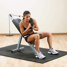 Load image into Gallery viewer, Powerline Plate Load Ab Crunch Bench Abdominal Trainer - The Home Fitness Corp
